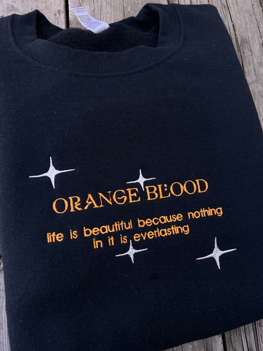 Orange Blood Sweatshirt